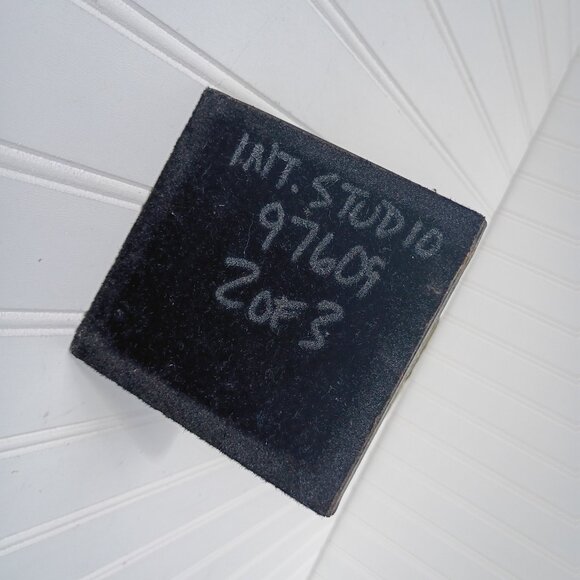 Metal Ring Sculpture on Cast Iron Stand Gilt Distressed Aluminum Wrapped Statue - Picture 7 of 10